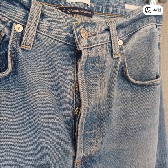 Citizens Of Humanity Ayla Baggy Jean Size 26 Women Cotton Wide Leg Button Fly - Picture 3 of 8